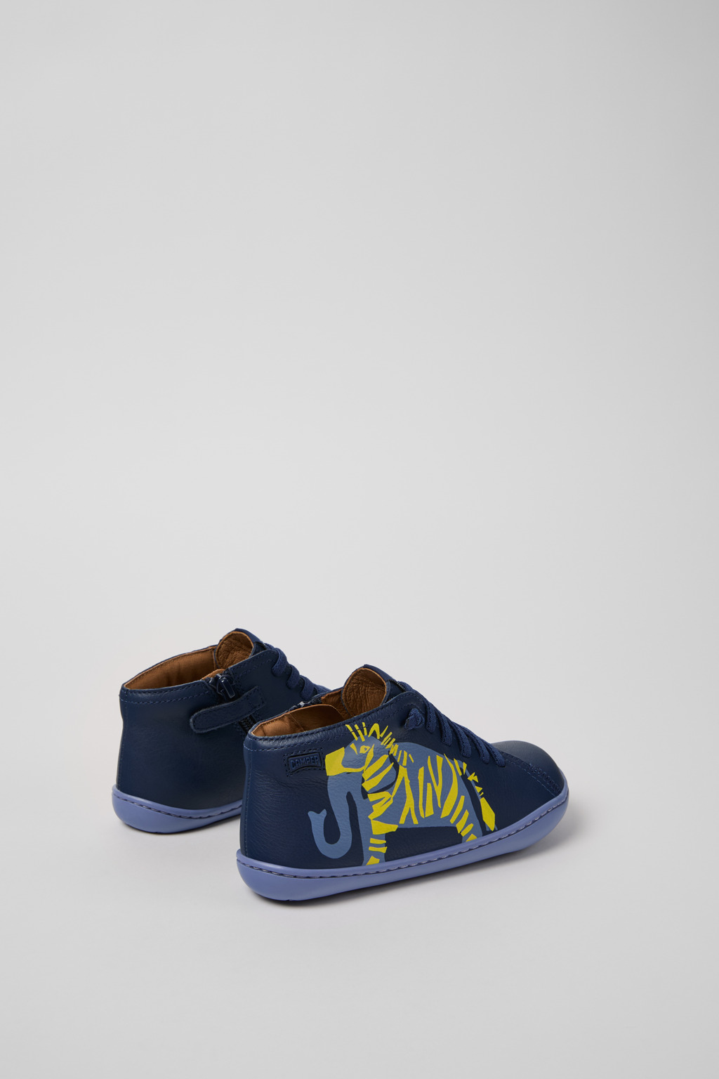 Twins Multicolor Leather Ankle Boots for Kids. - Image 3