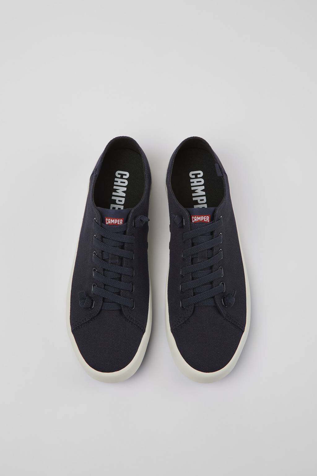 Andratx Blue Textile Sneakers for Men. - Image 4