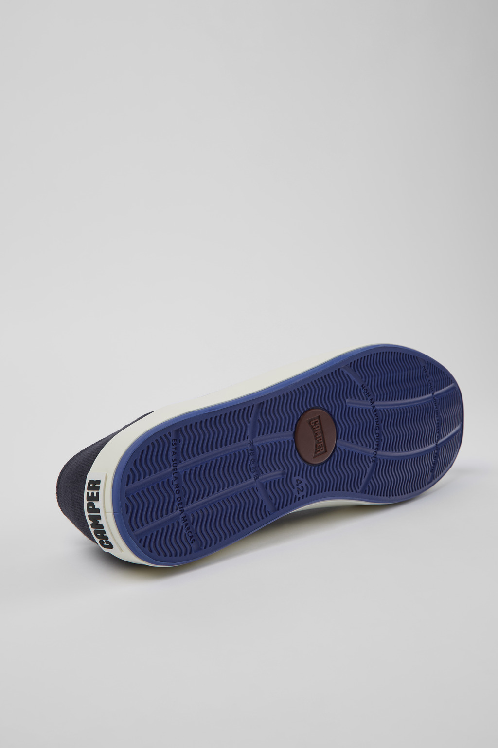 Andratx Blue Textile Sneakers for Men. - Image 5
