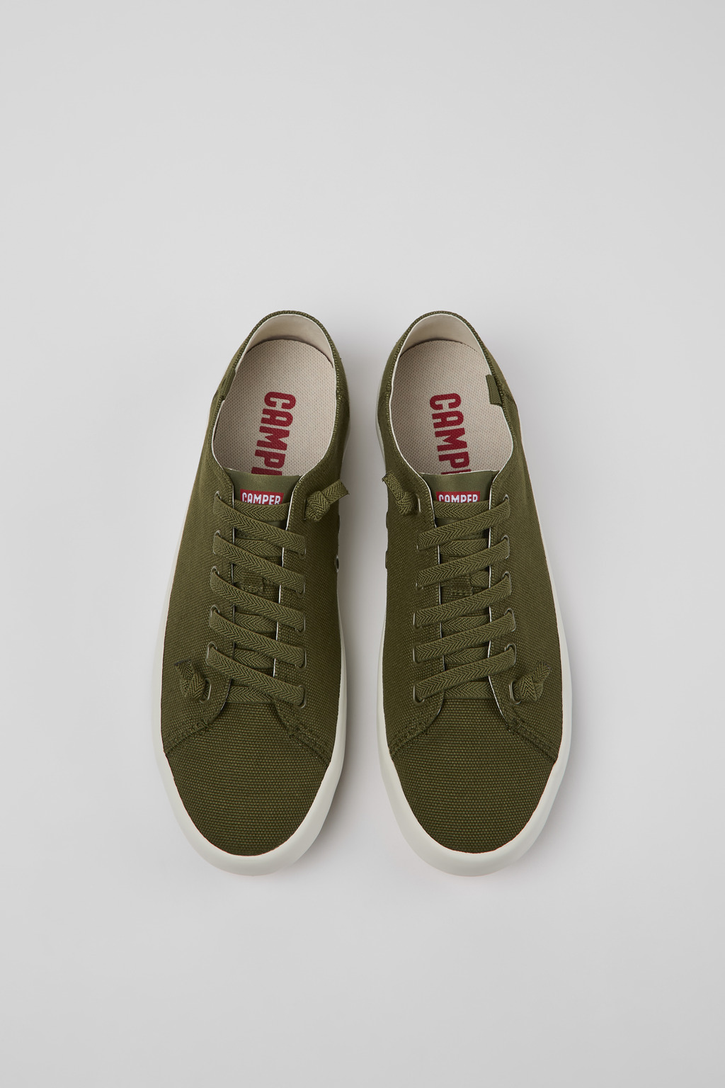 Andratx Green Textile Sneaker for Men - Image 4