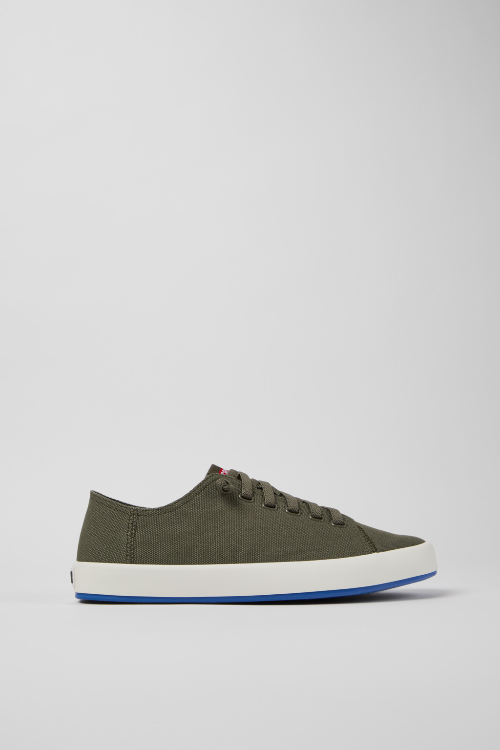 Andratx Green Textile Sneakers for Men. - Image 2