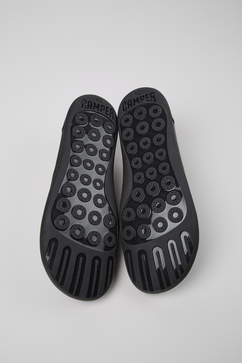 Peu Black Leather Shoes for Men. - Image 5