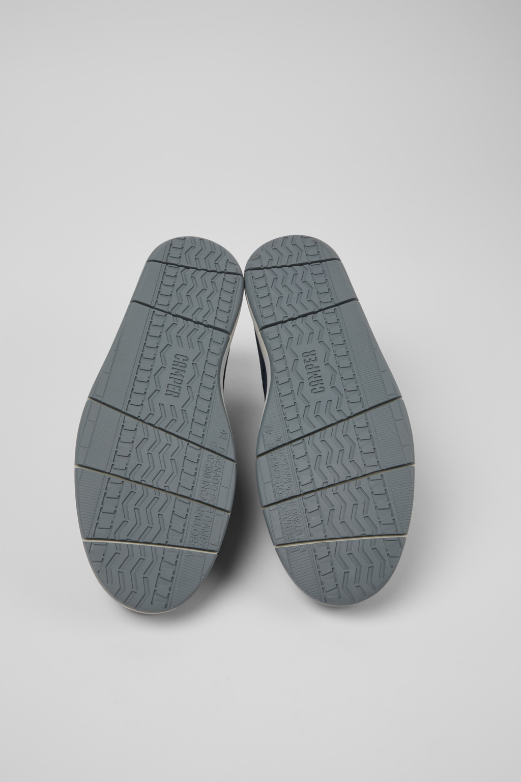 Smith Blue Leather and Textile Shoes for Men. - Image 5