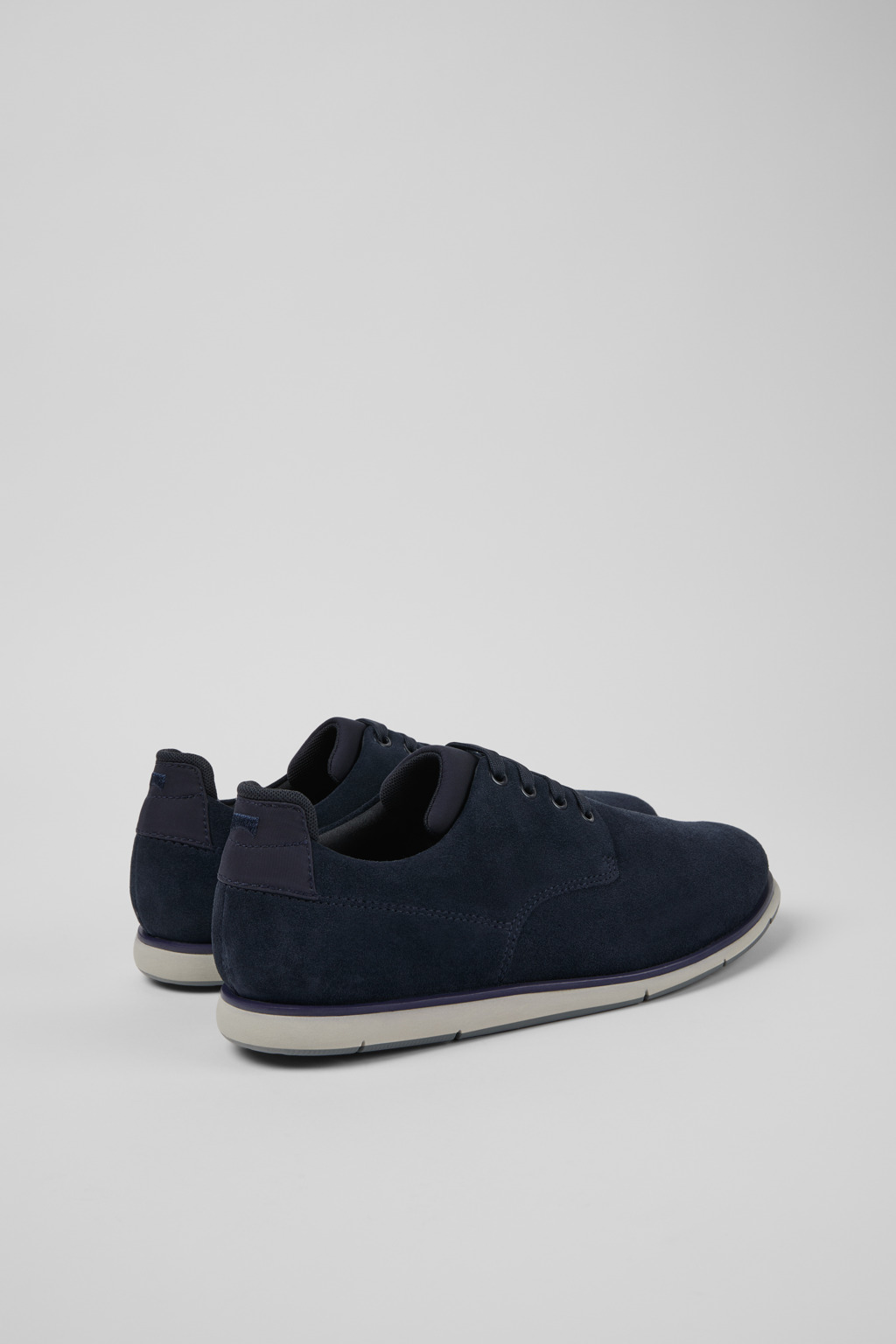 Smith Blue Leather and Textile Shoes for Men. - Image 3