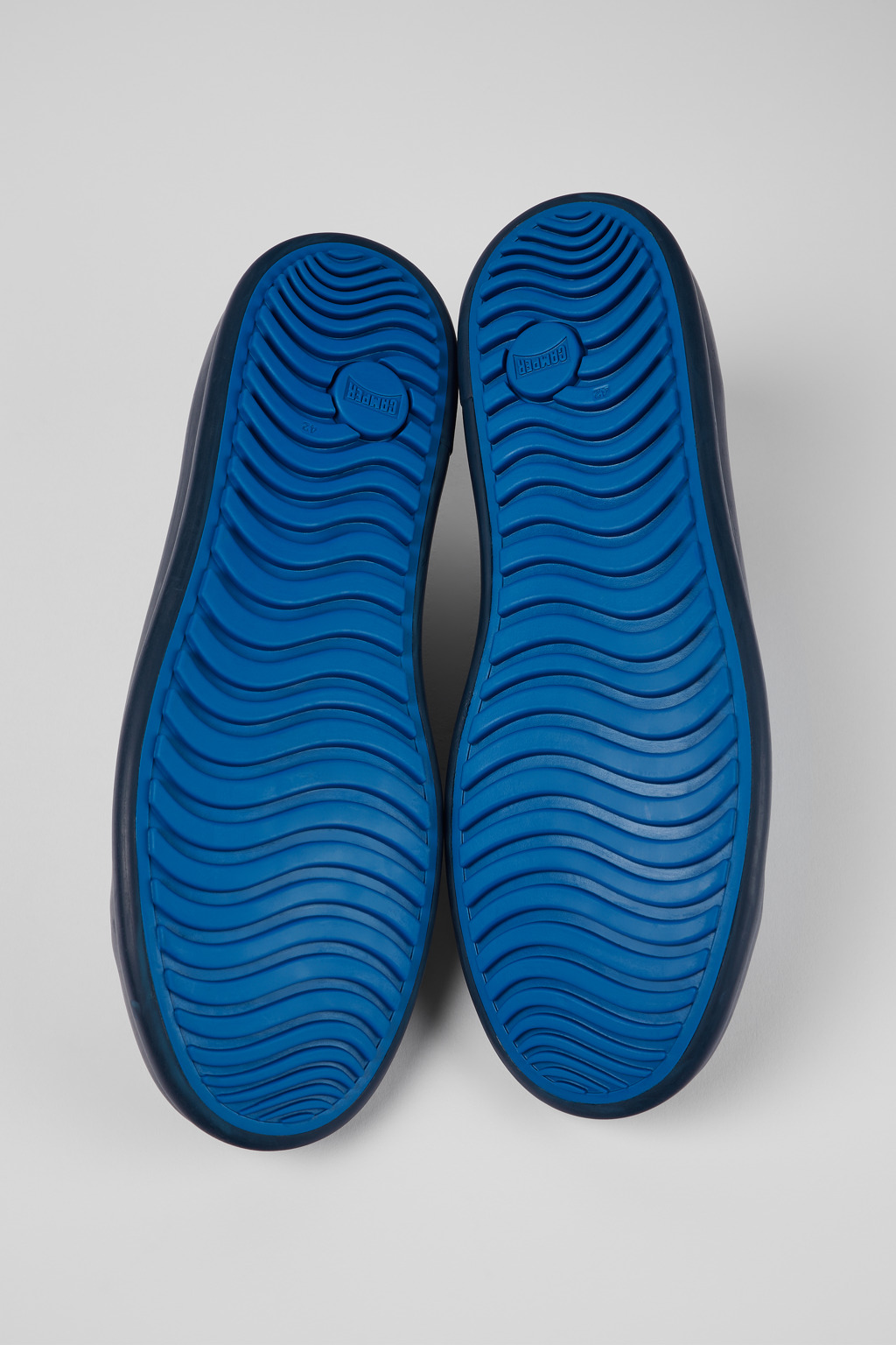 Twins Blue Leather Sneaker for Men - Image 5