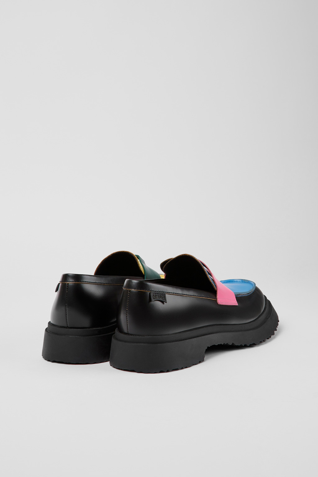 Twins Multicolored leather loafers for men - Image 3