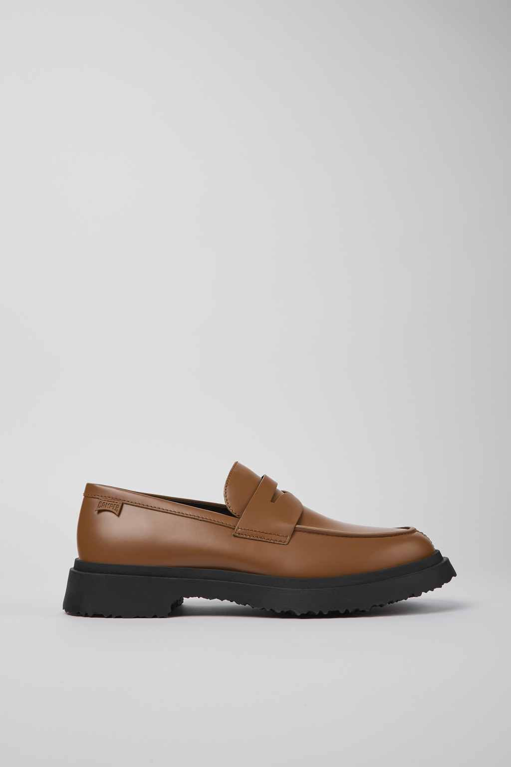 Walden Brown leather loafers for men - Image 2