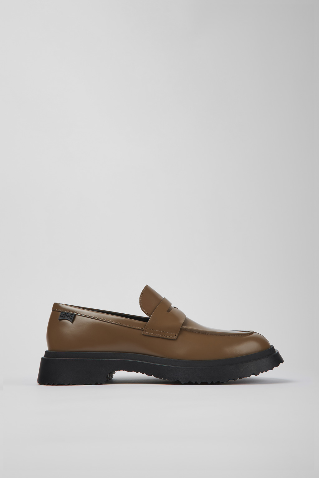Walden Brown leather loafers for men - Image 2
