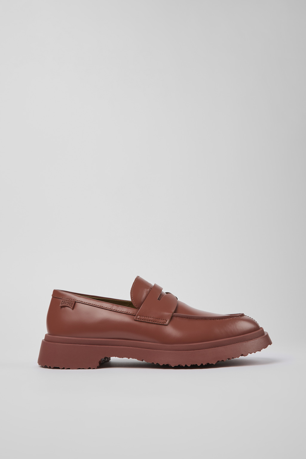 Walden Red Leather Moccasin for Men - Image 2
