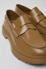 Walden Brown Leather Moccasin for Men