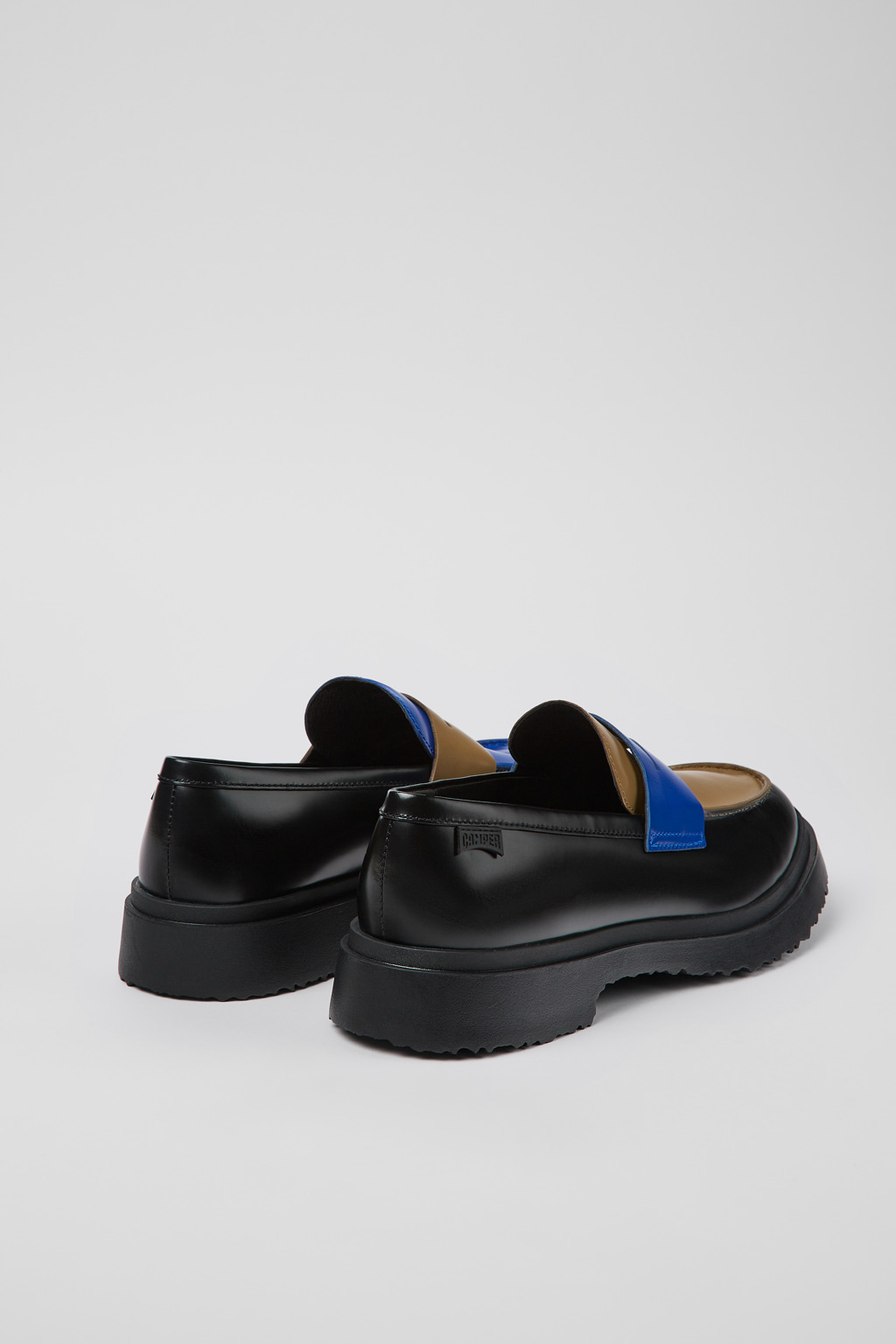 Twins Multicolored Leather Moccasin for Men - Image 3