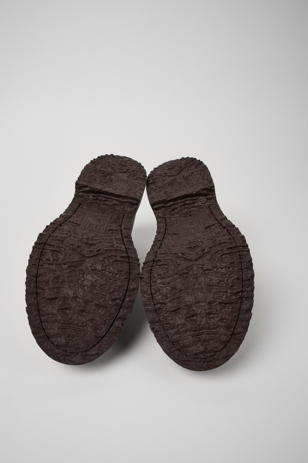 Twins Brown and white leather loafers for men - Image 5