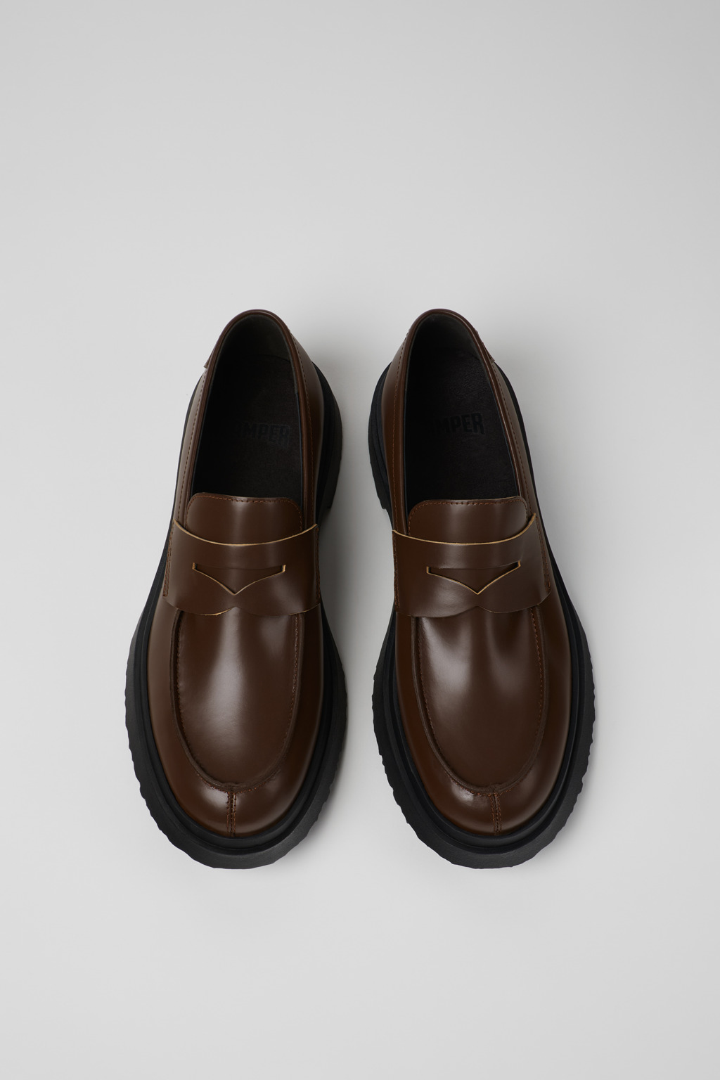 Walden Brown Leather Moccasin/Nautical Shoes for Men. - Image 4