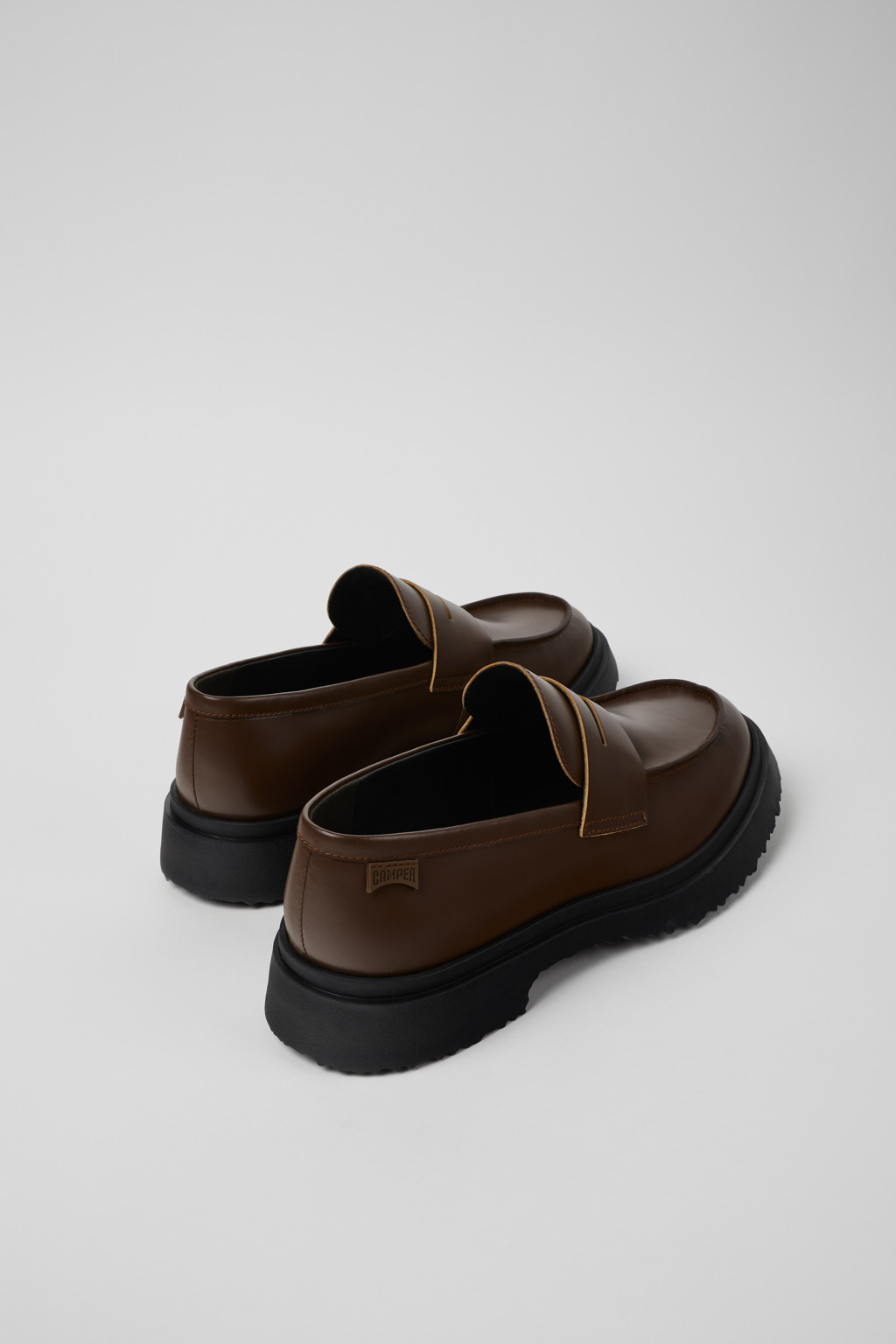 Walden Brown Leather Moccasin/Nautical Shoes for Men. - Image 3