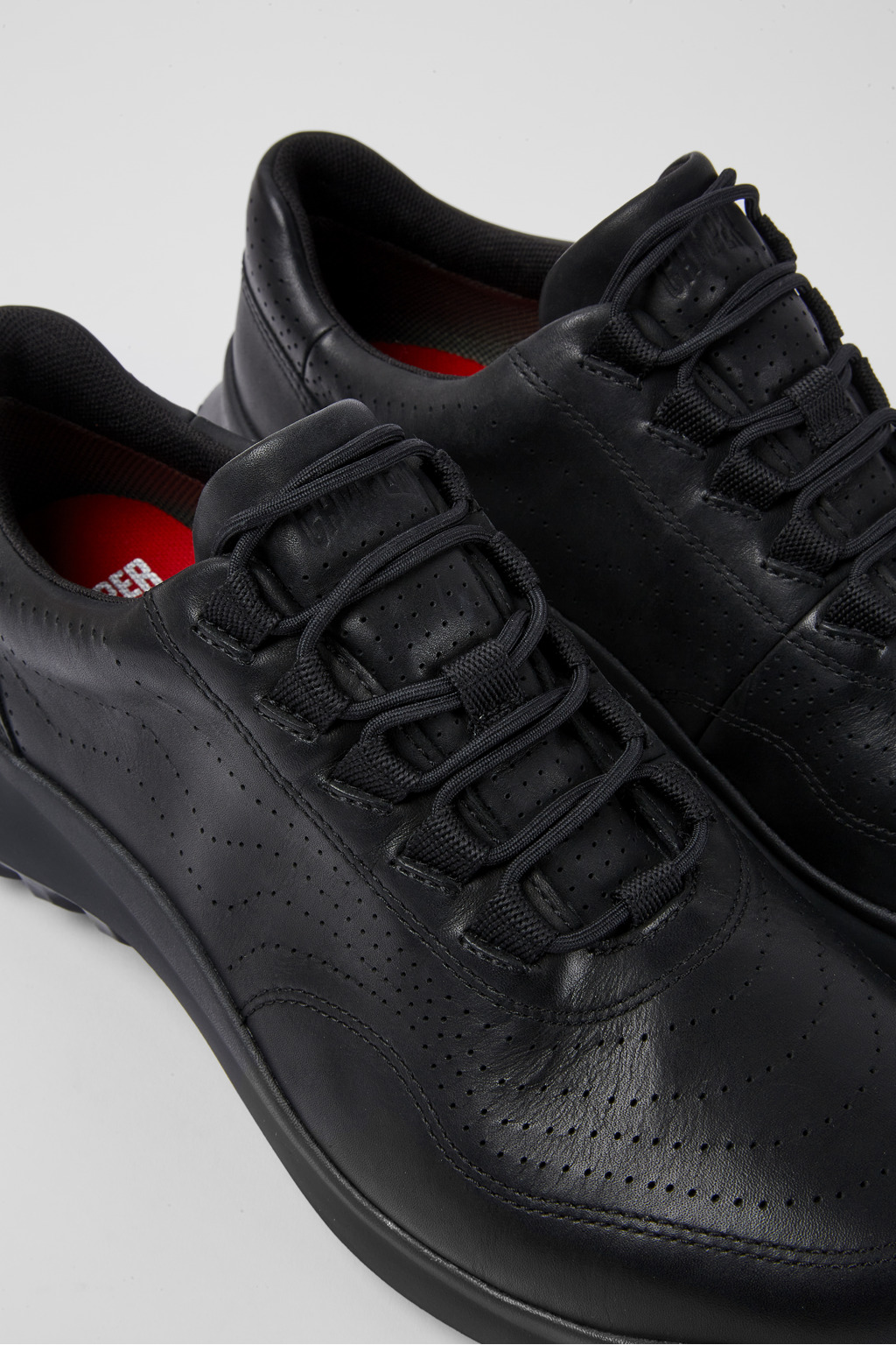 CRCLR GORE-TEX Breathable men's black leather sneakers