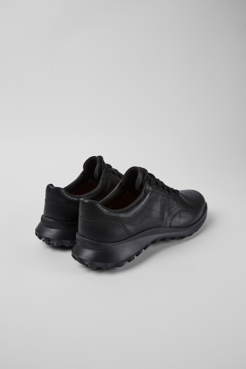 CRCLR GORE-TEX Breathable men's black leather sneakers - Image 3