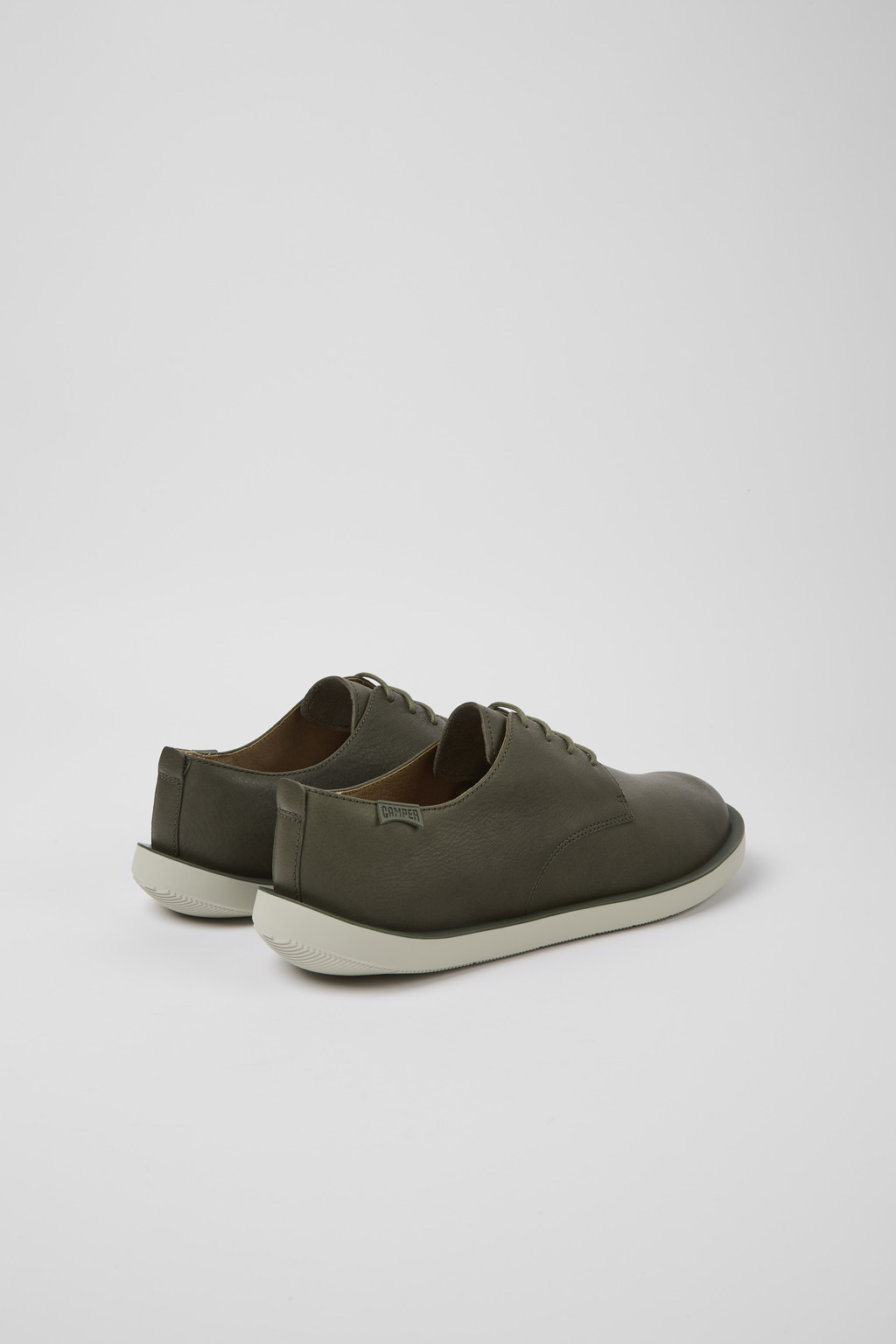 Wagon Green leather shoes for men - Image 3
