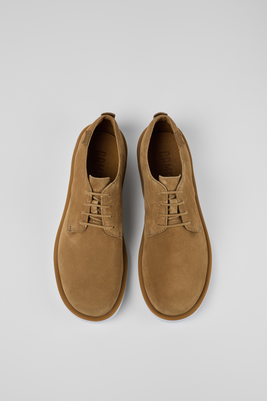Wagon Brown Nubuck Blucher for Men - Image 4