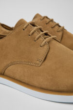 Wagon Brown Nubuck Blucher for Men