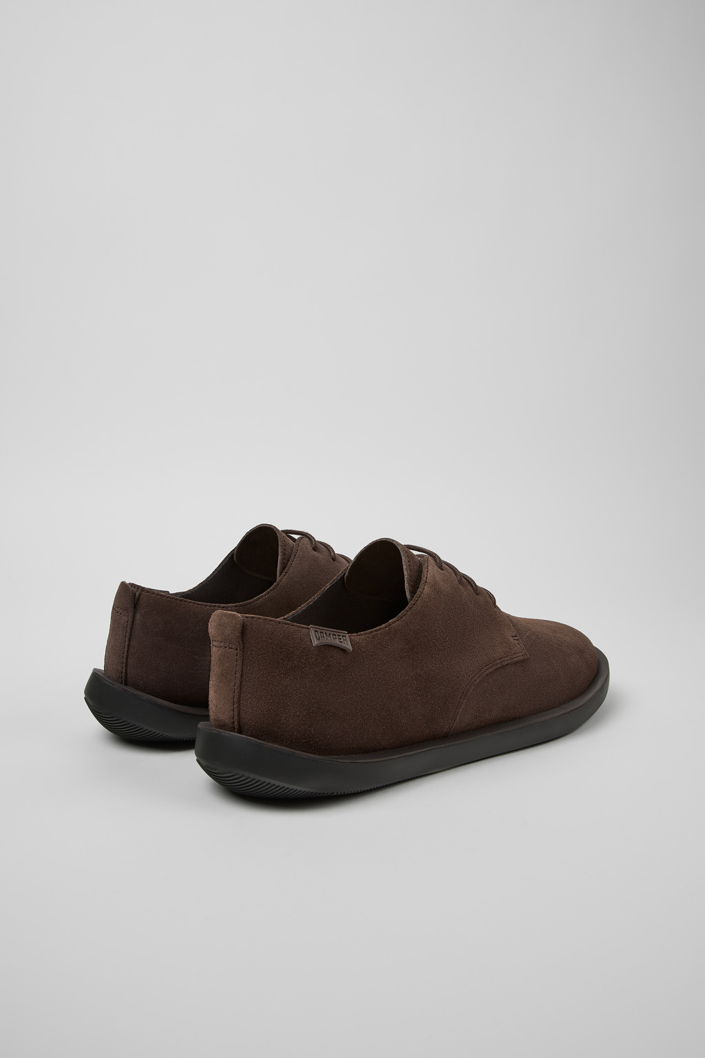 Wagon Brown Nubuck Shoes for Men. - Image 3
