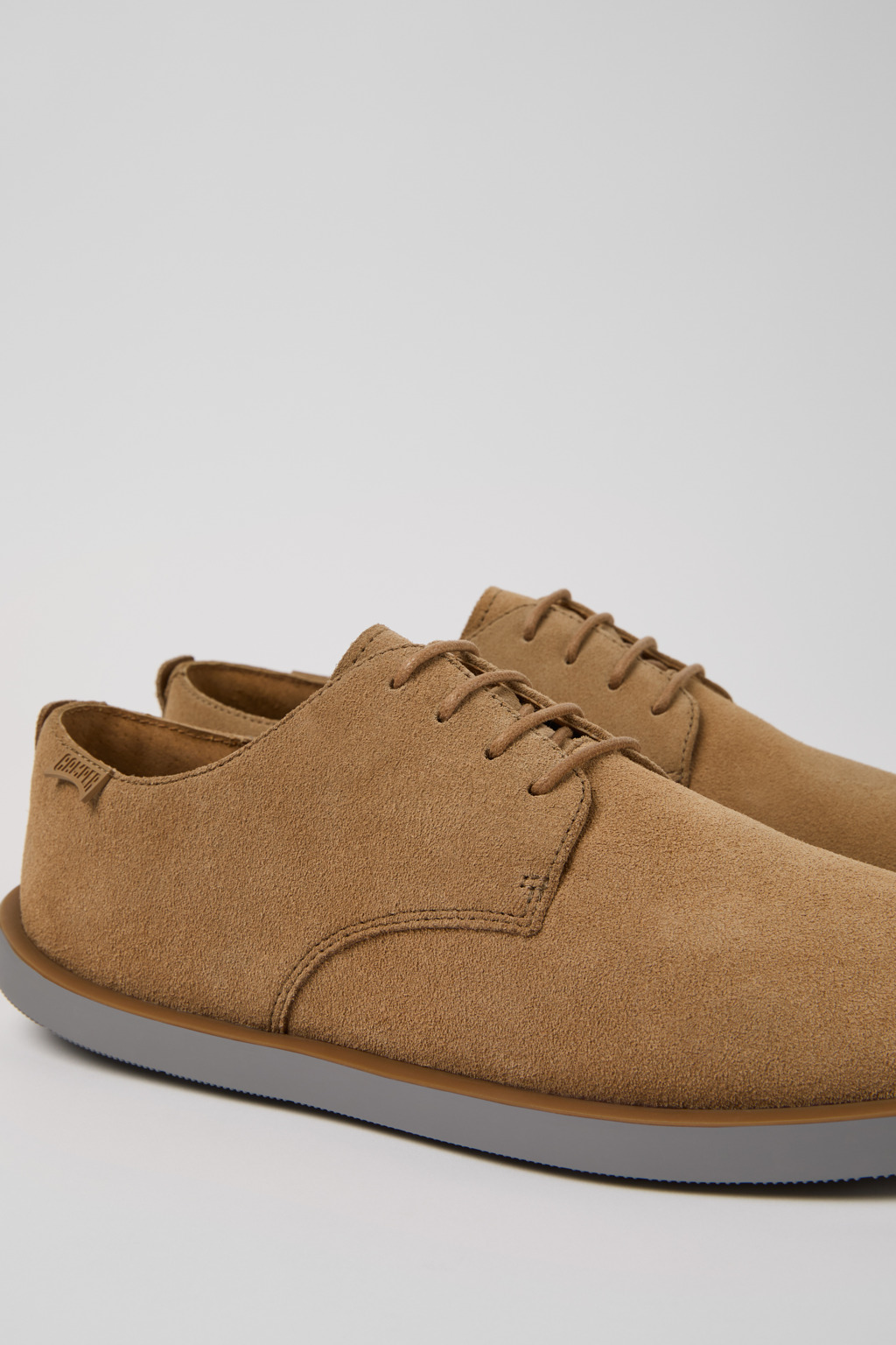 Wagon Brown Nubuck Men's Shoes.