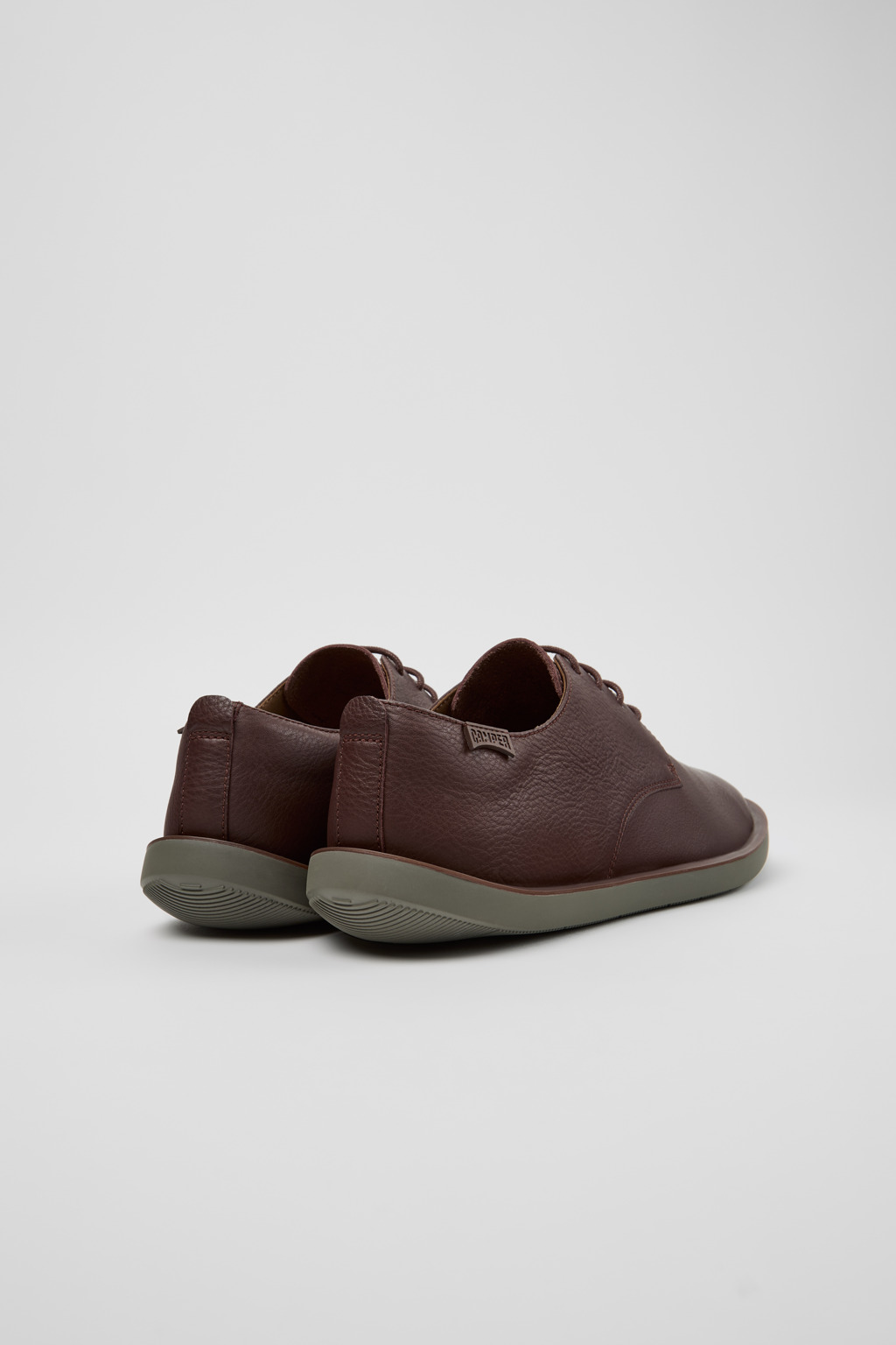 Wagon Brown Leather Shoes for Men. - Image 3