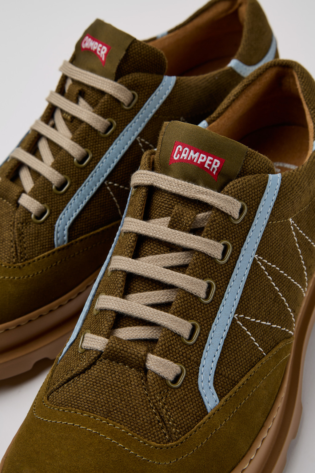 Brutus Green and blue sneakers for men