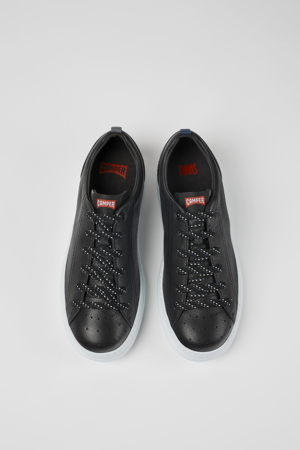 Twins Multicolor Leather Sneakers for Men. - Image 4