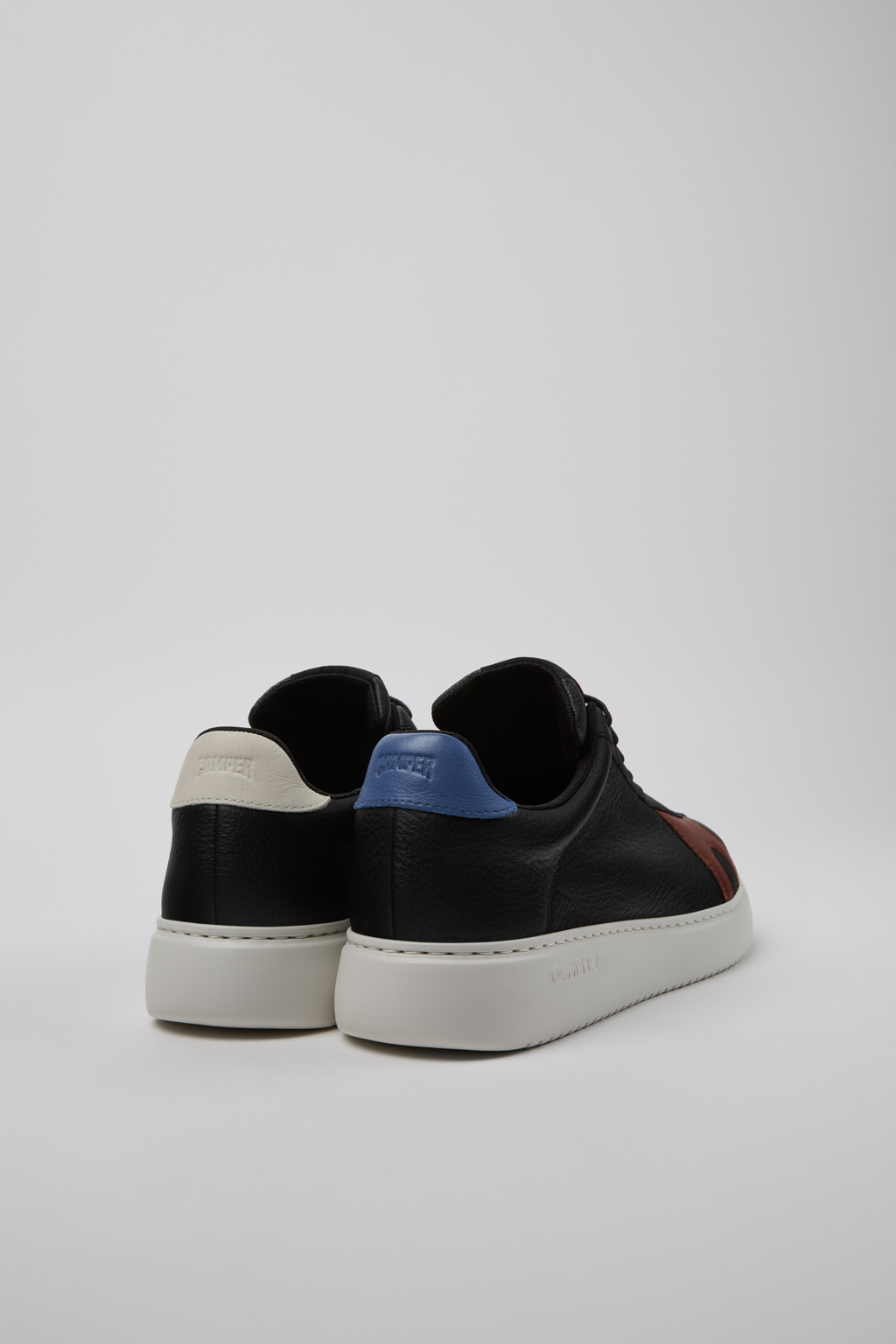 Twins Multicolor Leather Sneakers for Men. - Image 3
