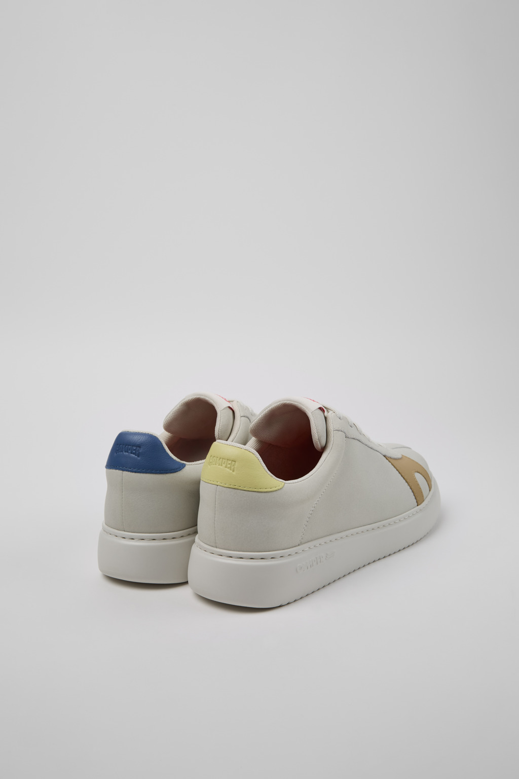 Twins Multicolor Leather Sneakers for Men. - Image 3