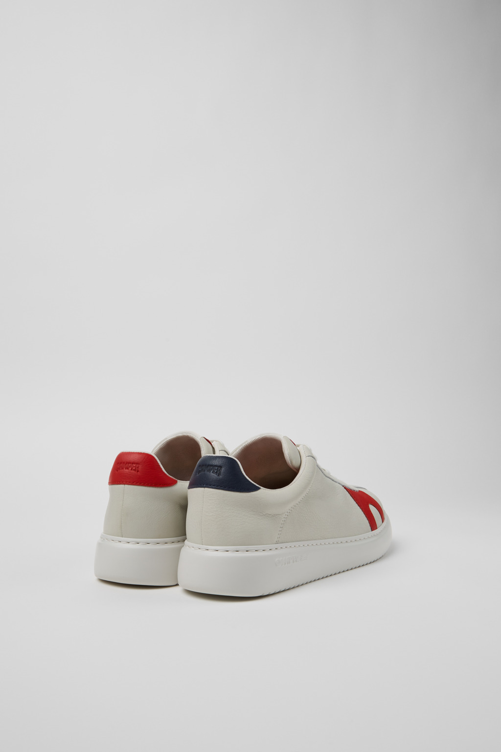 Twins Multicolor Non-Dyed Leather Sneakers for Men. - Image 3
