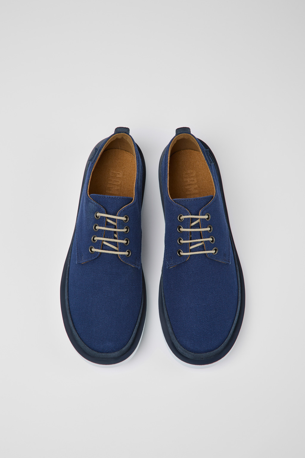 Wagon Blue textile and nubuck shoes for men - Image 4