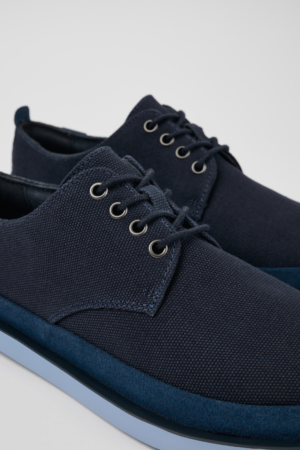 Wagon Blue Textile/Nubuck Blucher for Men