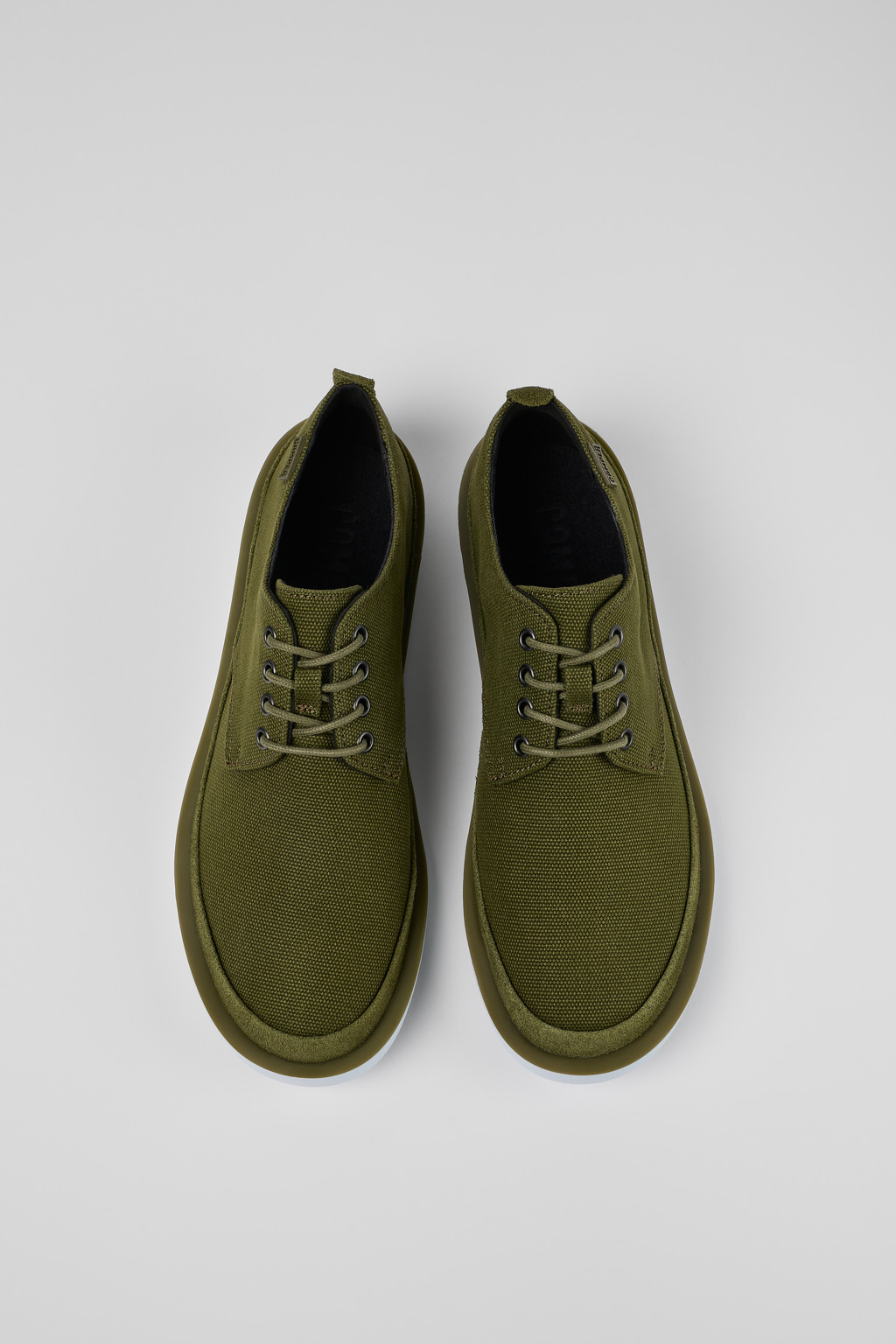Wagon Green Textile/Nubuck Blucher for Men - Image 4