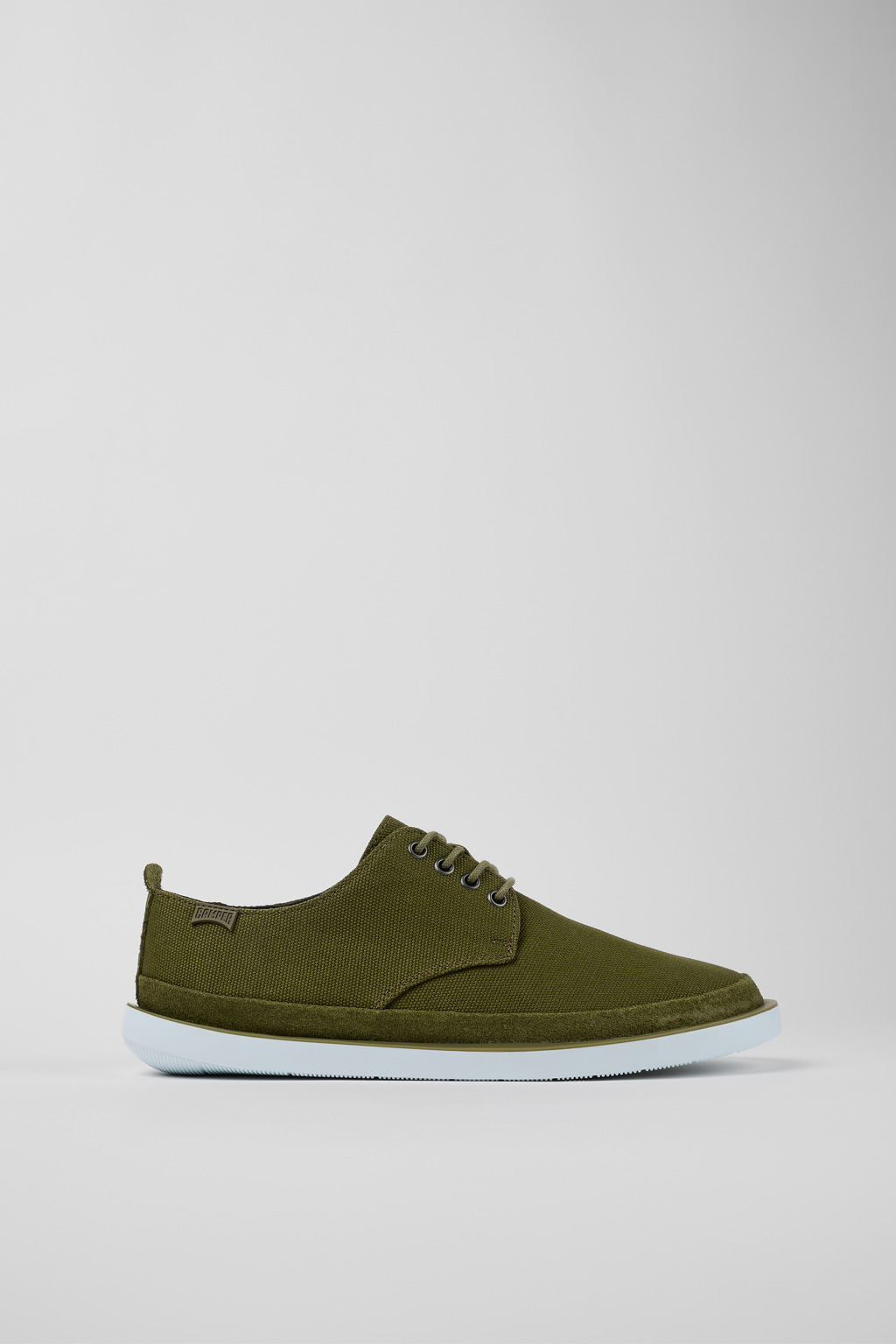Wagon Green Textile/Nubuck Blucher for Men - Image 2