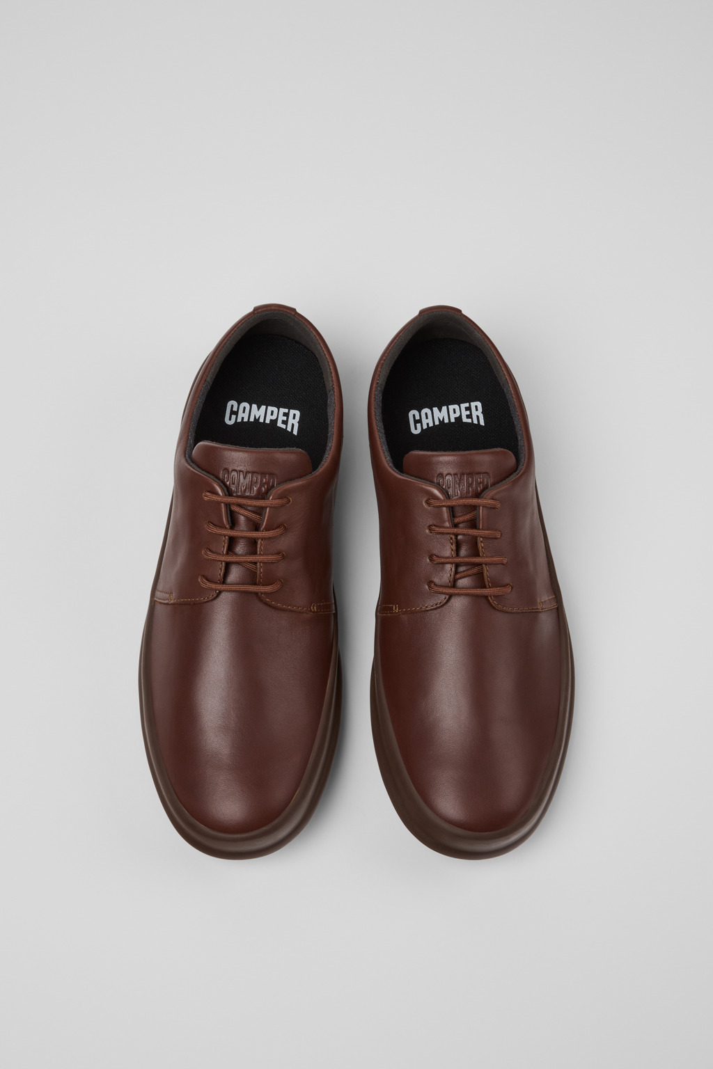 Chasis Brown Leather Shoes for Men. - Image 4