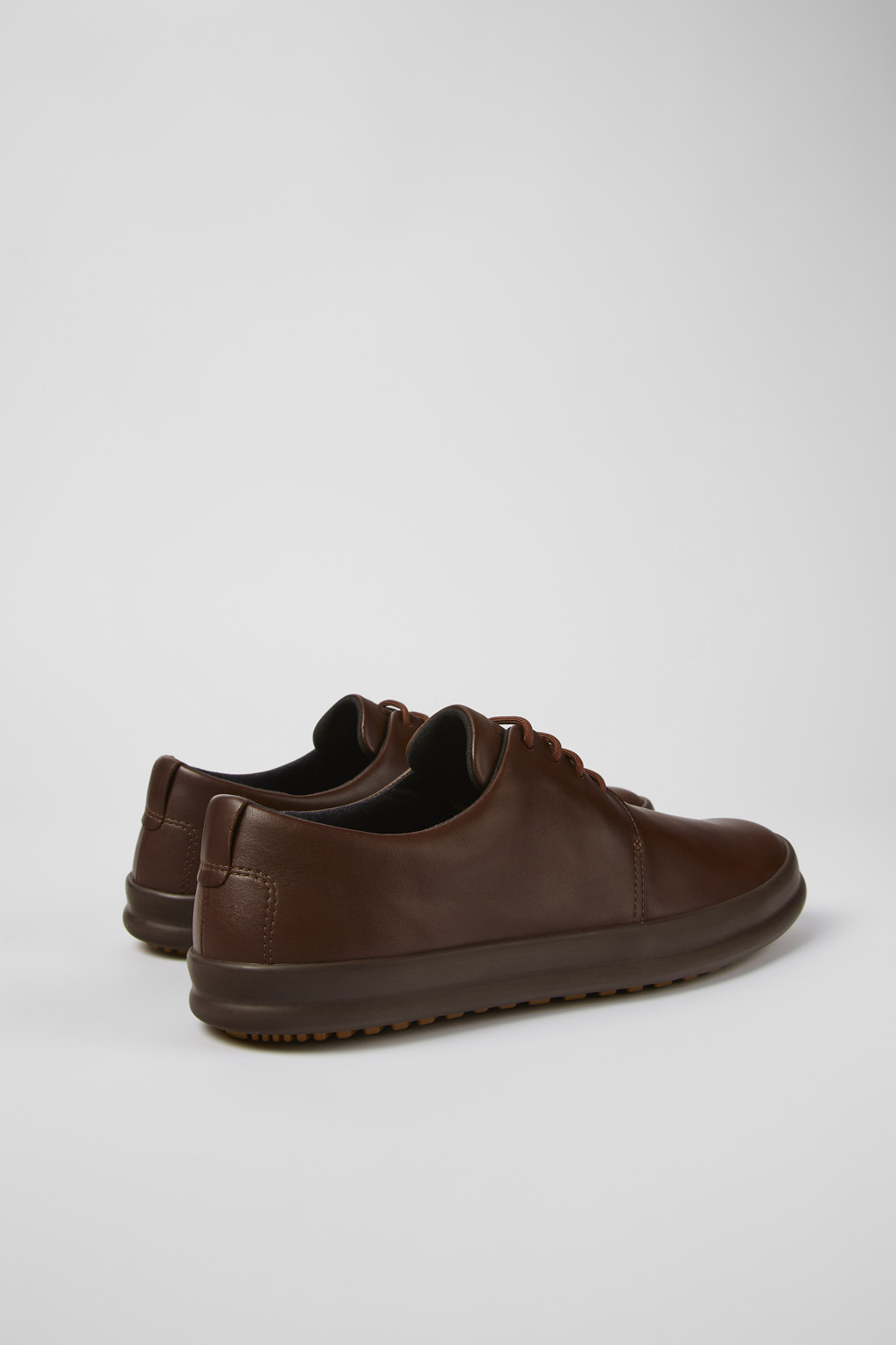 Chasis Brown Leather Shoes for Men. - Image 3