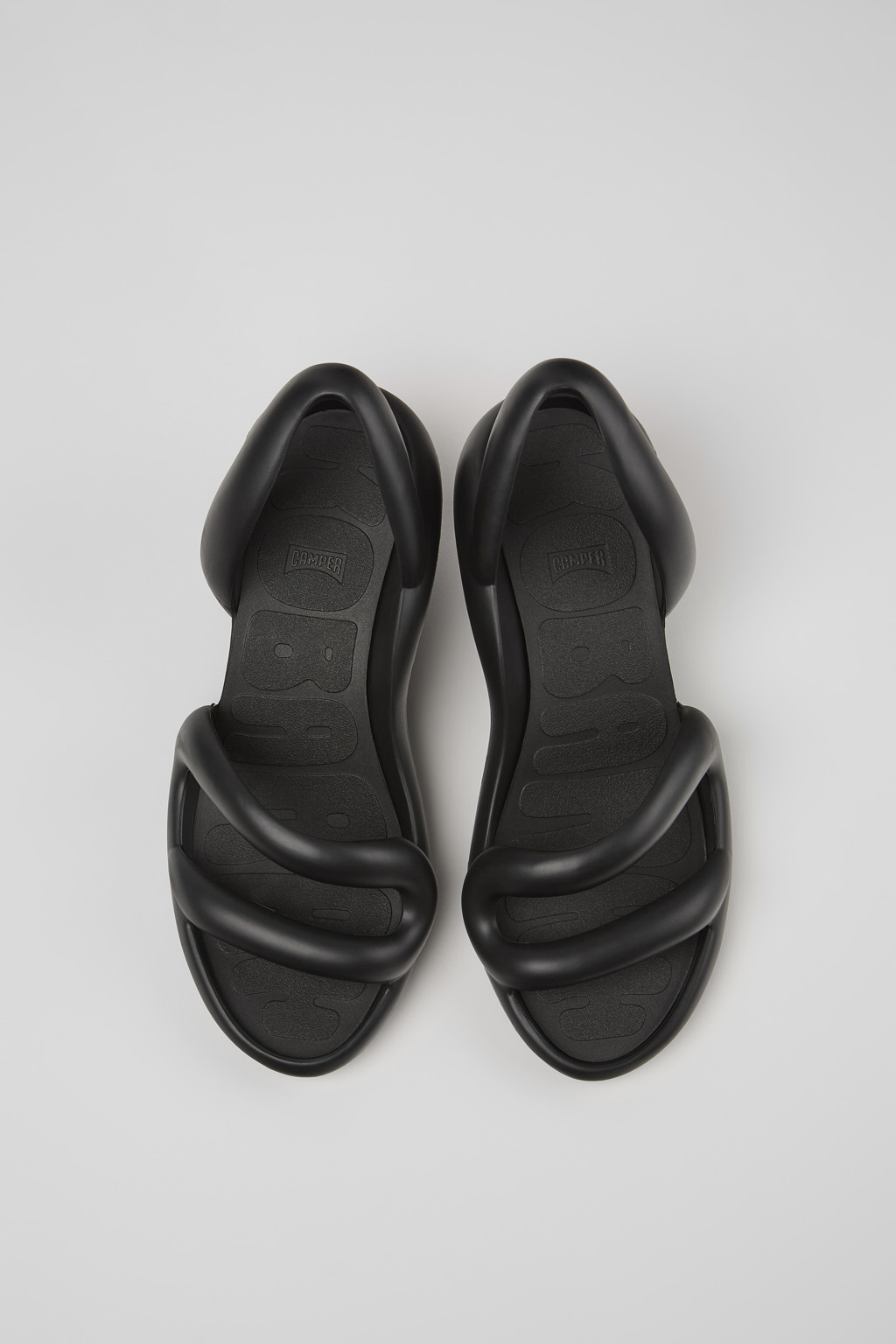 Kobarah Black Synthetic Sandals for Men. - Image 4