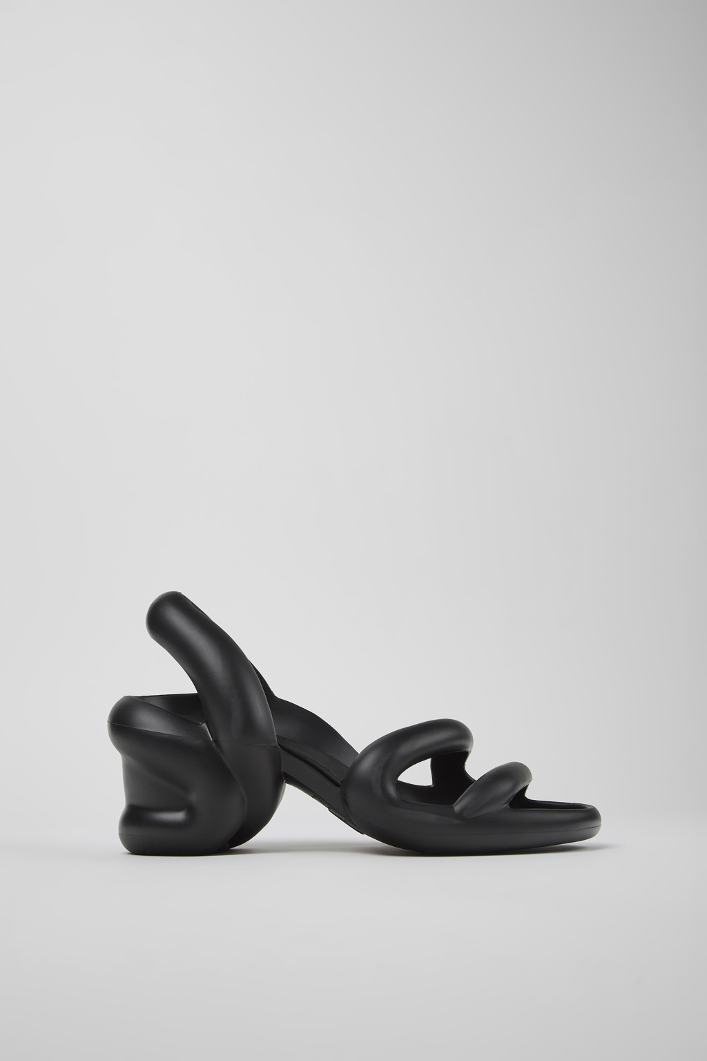 Kobarah Black Synthetic Sandals for Men. - Image 2