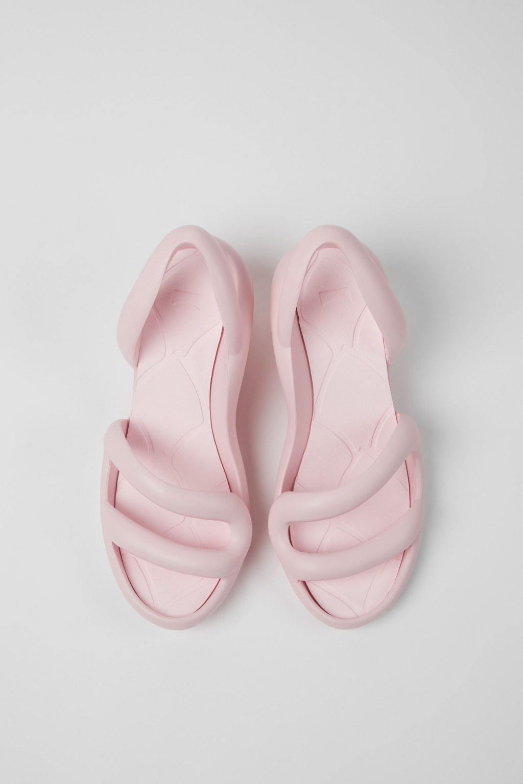 Kobarah Pastel Pink unisex sandals - Image 4