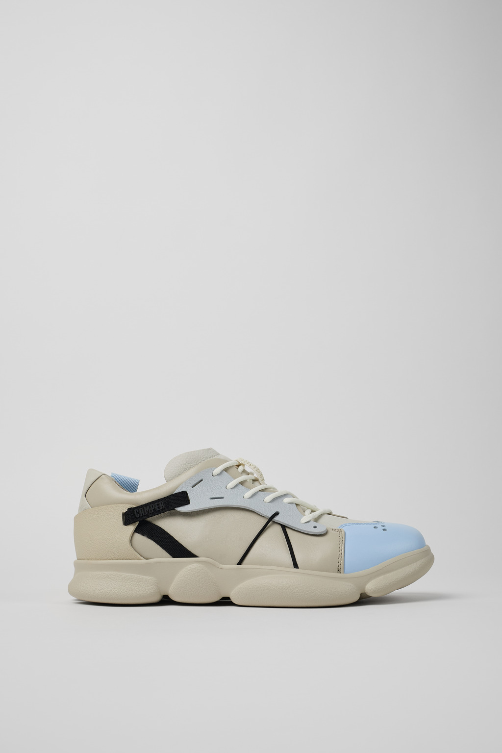 Twins Multicolored leather and textile sneakers for men - Image 2