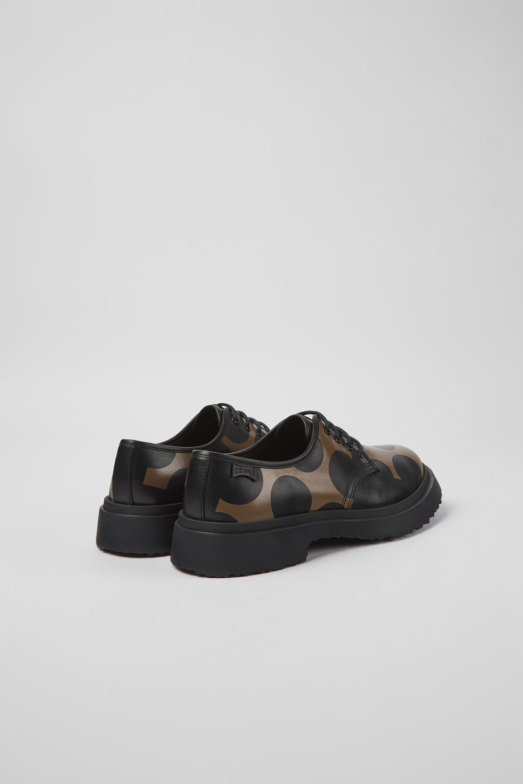 Twins Black and brown leather shoes for men - Image 3