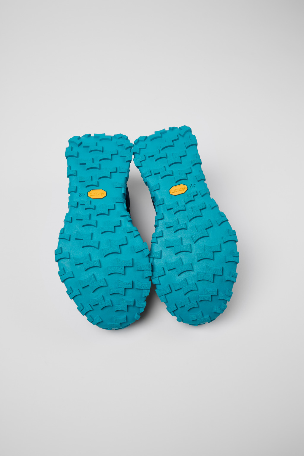 Drift Trail VIBRAM Blue recycled PET and nubuck sneakers for men - Image 5