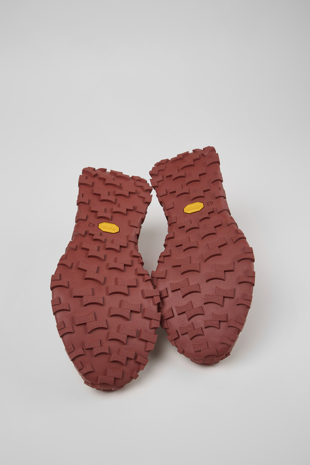Drift Trail VIBRAM Red Textile/Nubuck Sneaker for Men - Image 5