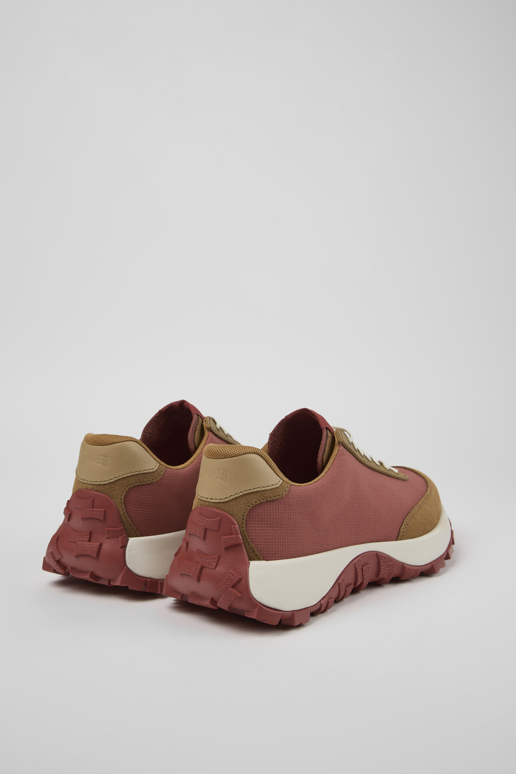 Drift Trail VIBRAM Red Textile/Nubuck Sneaker for Men - Image 3