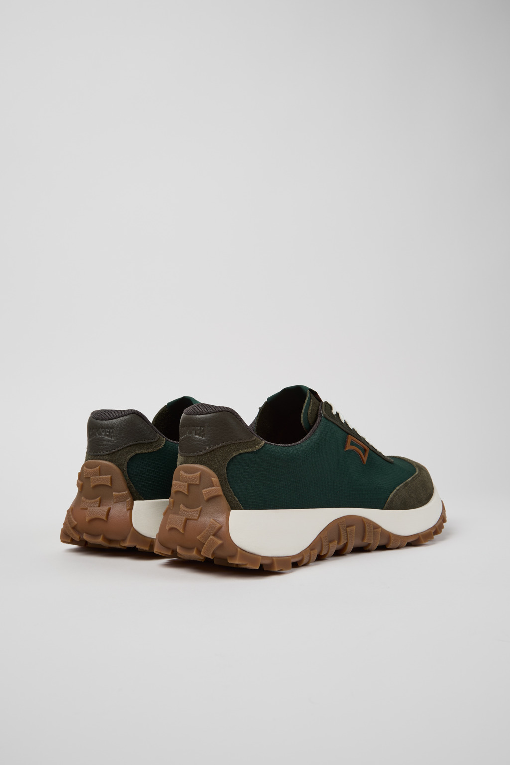 Drift Trail Green Textile and Nubuck Sneakers for Men. - Image 4