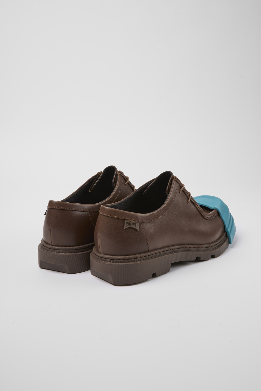 Junction Brown responsibly raised leather shoes for men - Image 3