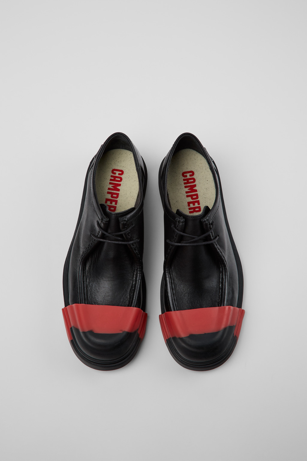 Junction Black Leather Shoes for Men. - Image 4