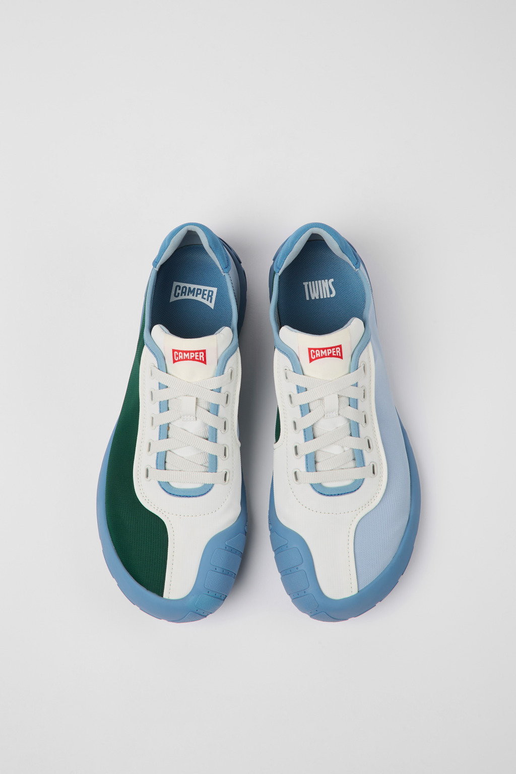 Twins Multicolored textile sneakers for men - Image 4