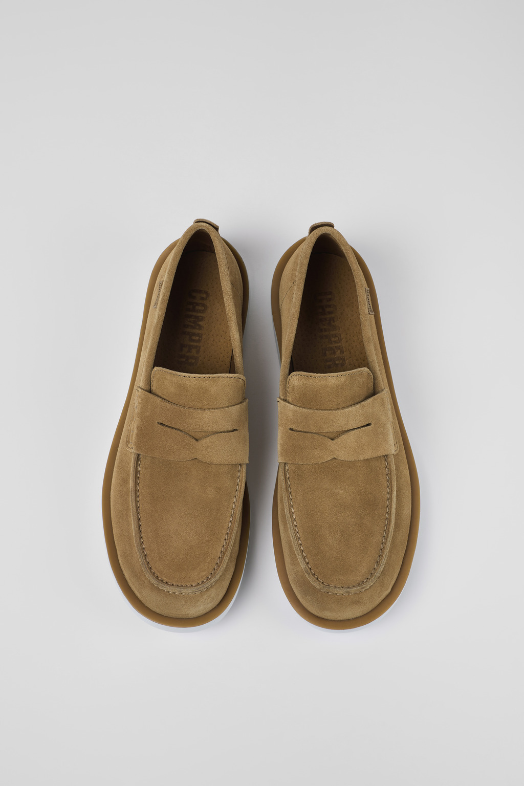 Wagon Brown Nubuck Moccasin for Men - Image 4